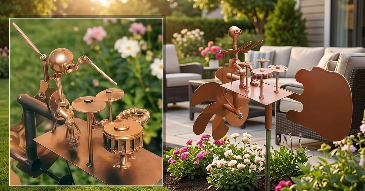 Transforms Wind into Mesmerizing Rhythmic Drum Movement