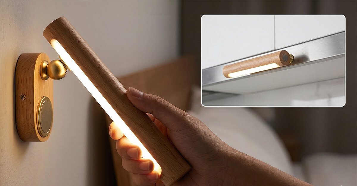 Detaches magnetically for true portable convenience