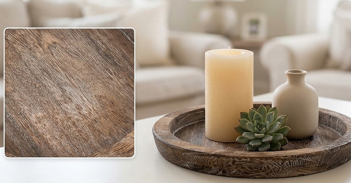 Elevates Any Coffee Table with Rustic Charm