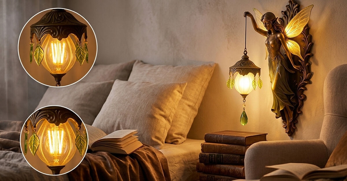 Casts Warm, Golden Light For Cozy Ambiance