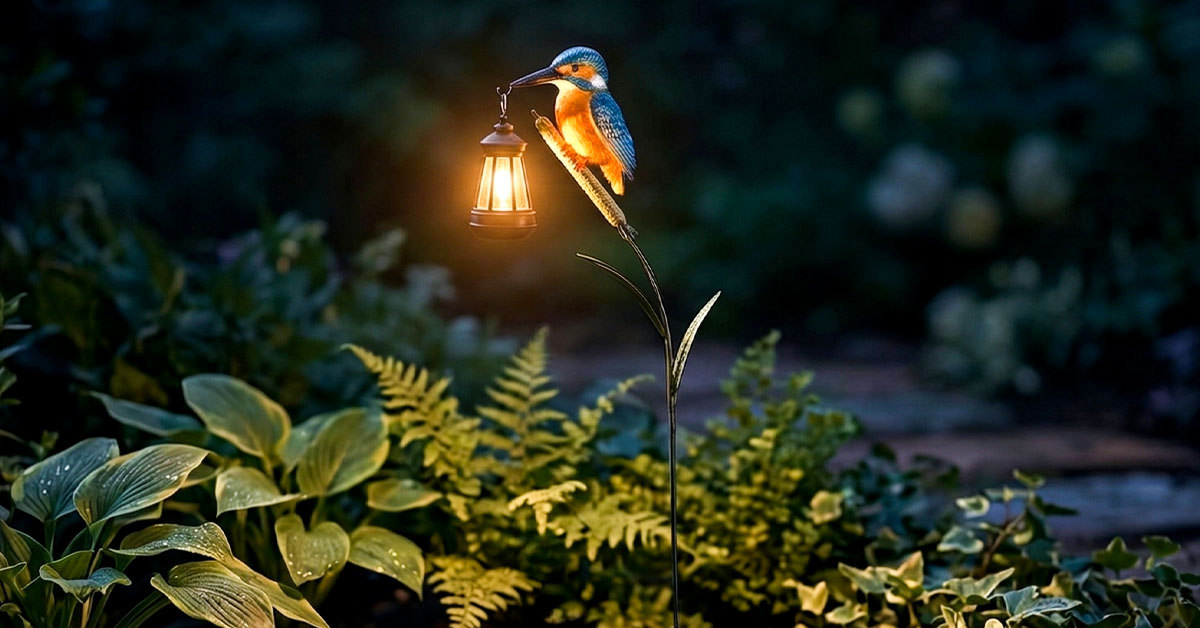 Charming Azure Wing Bird Design Delights Visitors
