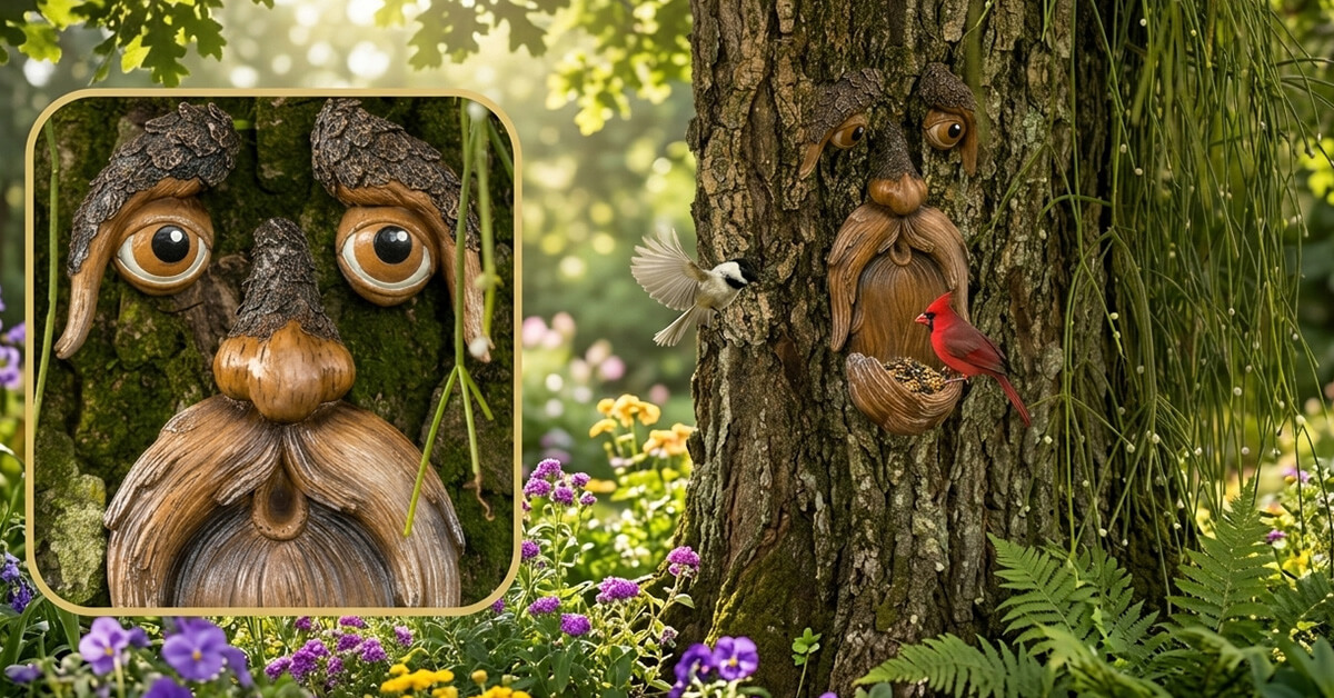 Transforms Any Tree Into Whimsical Garden Art