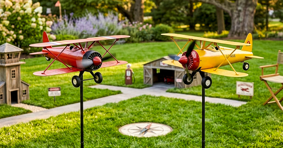 Vintage Biplane Design With Real Visual Character