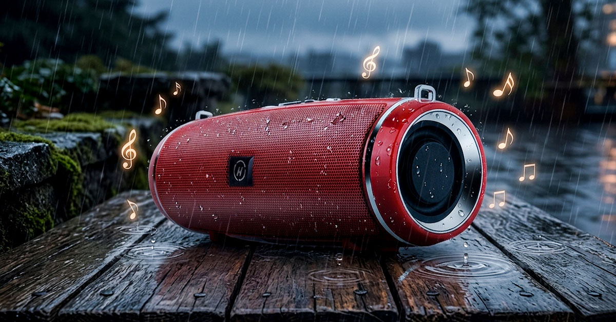 IPX5 Waterproof Shields Against Rain and Splashes
