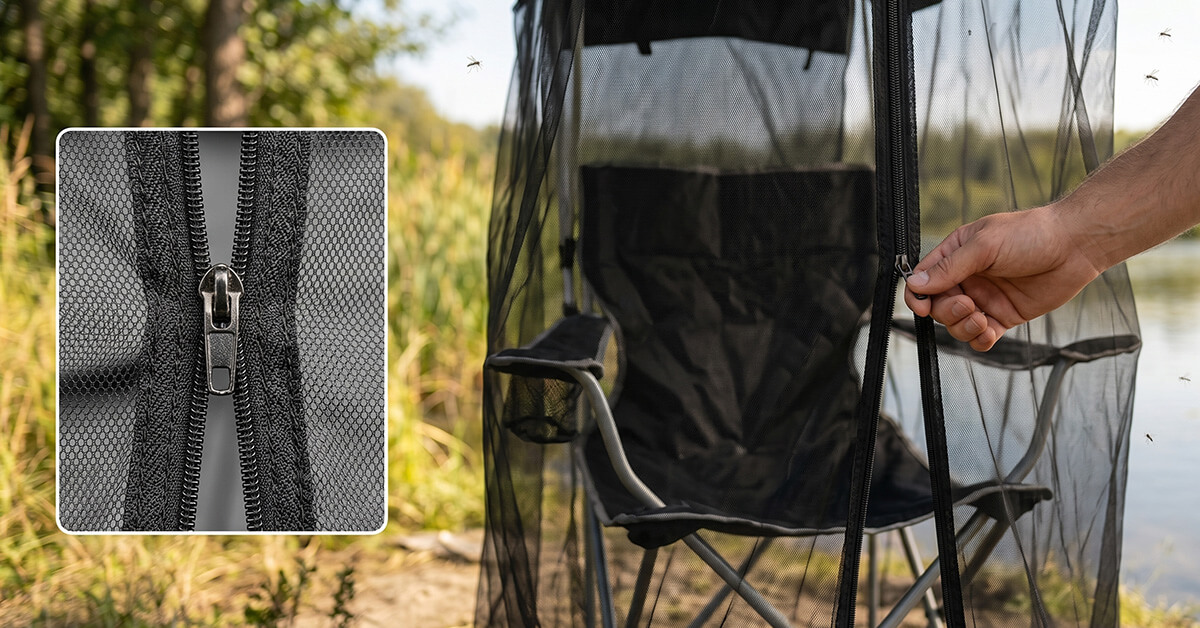 Zipper Door Allows Effortless Entry and Exit