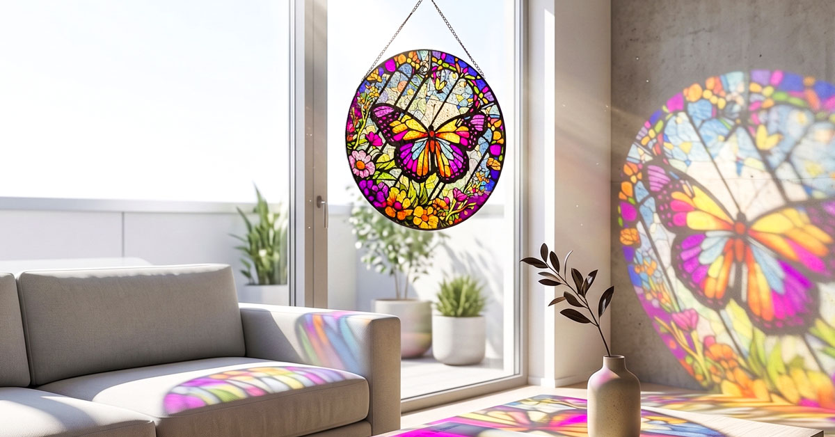 Captures Sunlight With Vibrant, High-End Stained Glass Colors