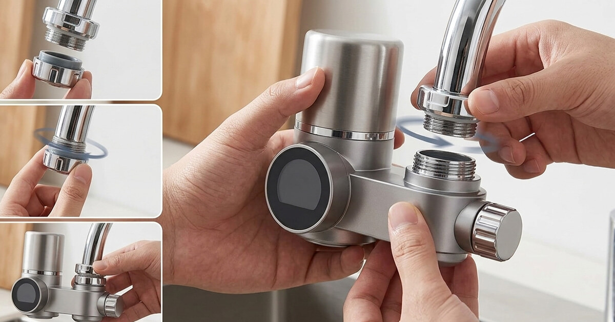 Installs in Minutes on 99% of Faucets