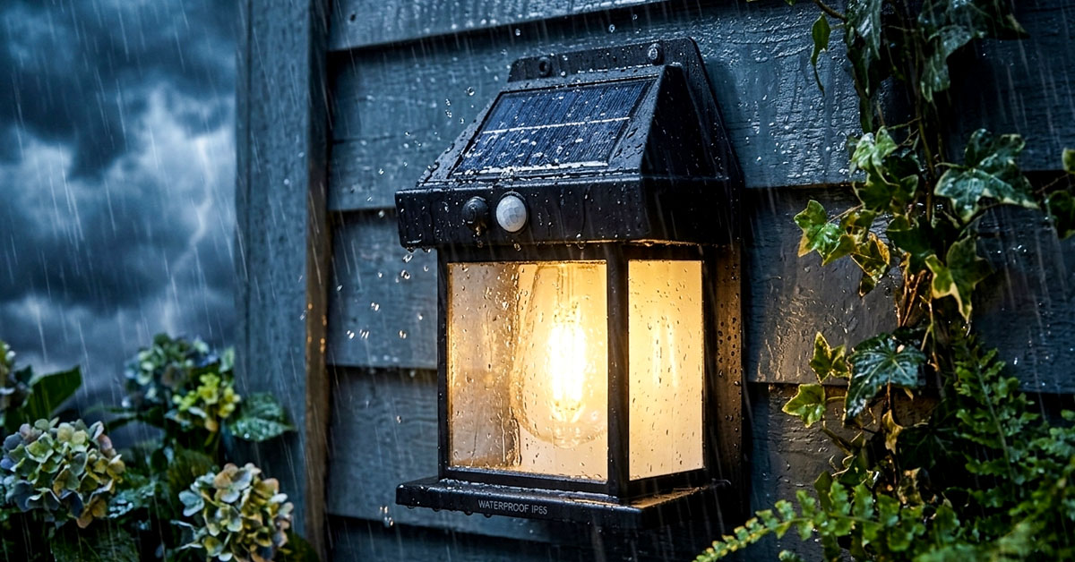 IP65 Waterproof Rating Withstands Harsh Outdoor Weather