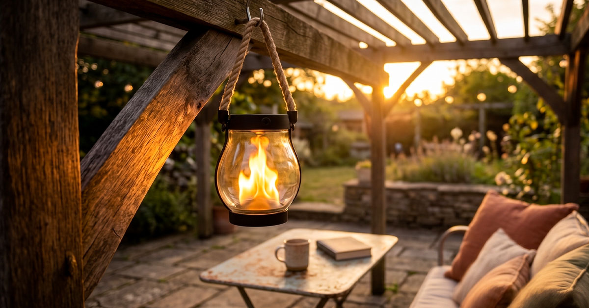 Natural Hemp Rope Adds Rustic Outdoor Charm