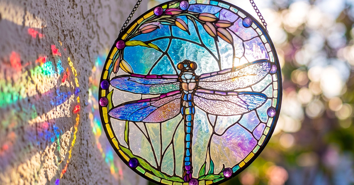 DragonPane Captures Sunlight, Casting Vibrant Rainbow Colors