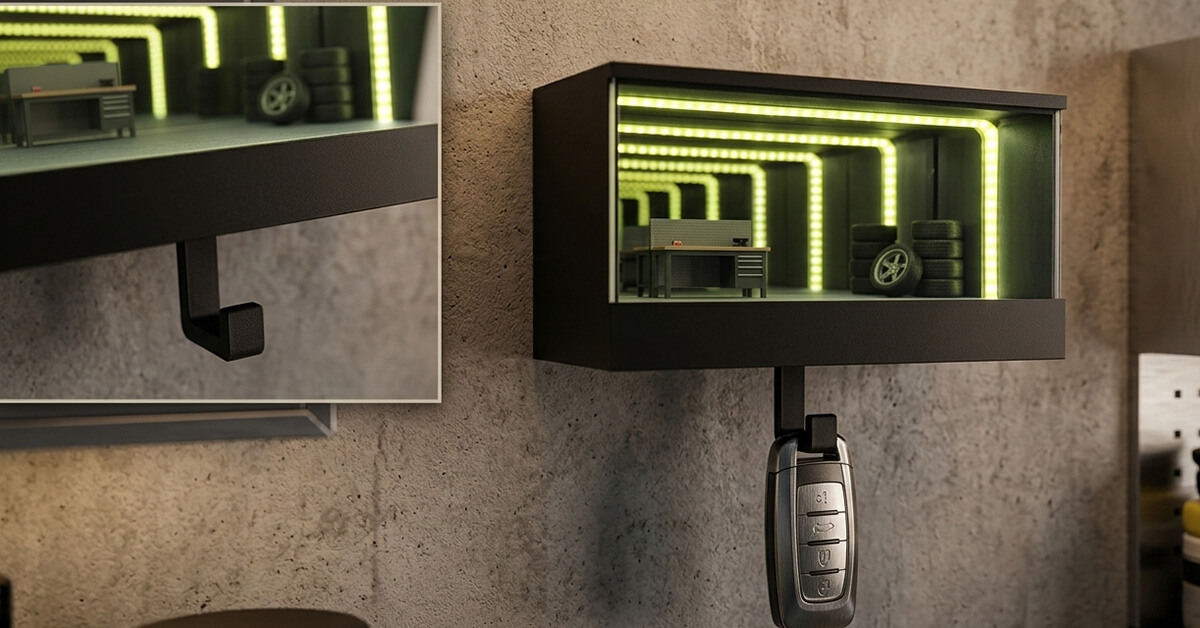 Endless Garage Design Adds Bold Garage-Themed Style