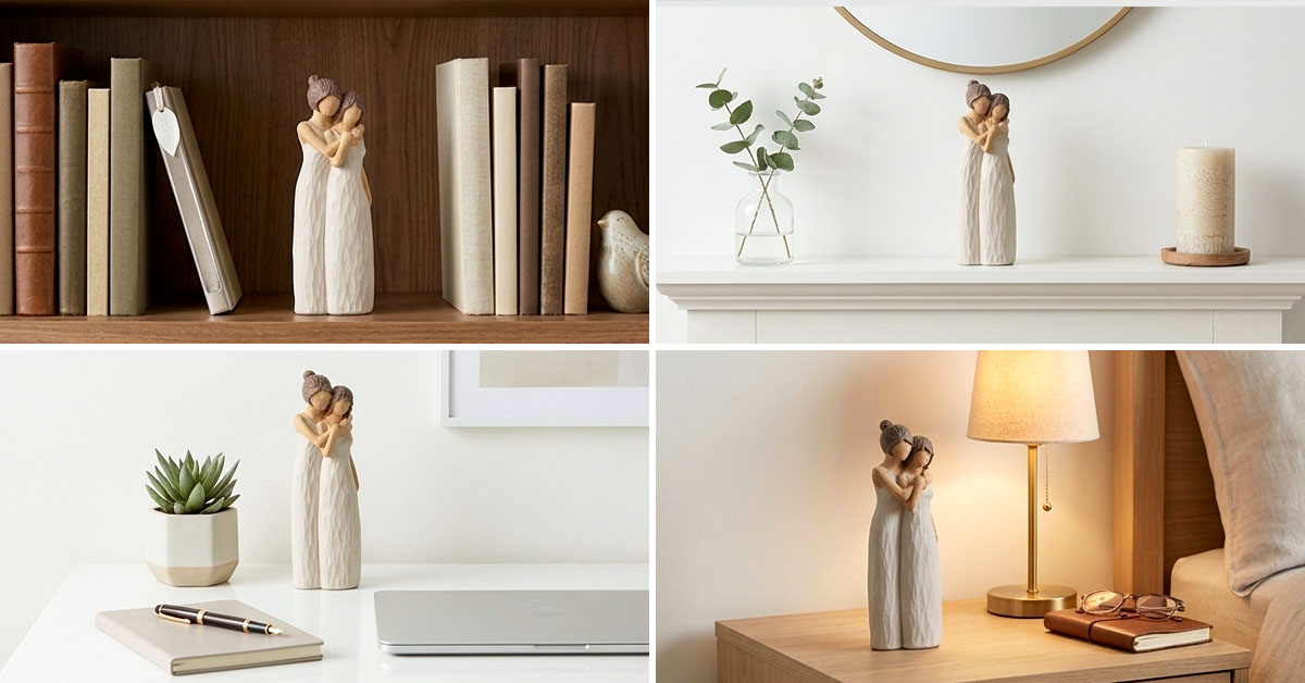 Elegant Size Fits Any Shelf, Desk, Or Mantel