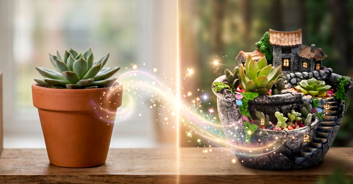 Makes Ordinary Greenery A Magical Miniature World
