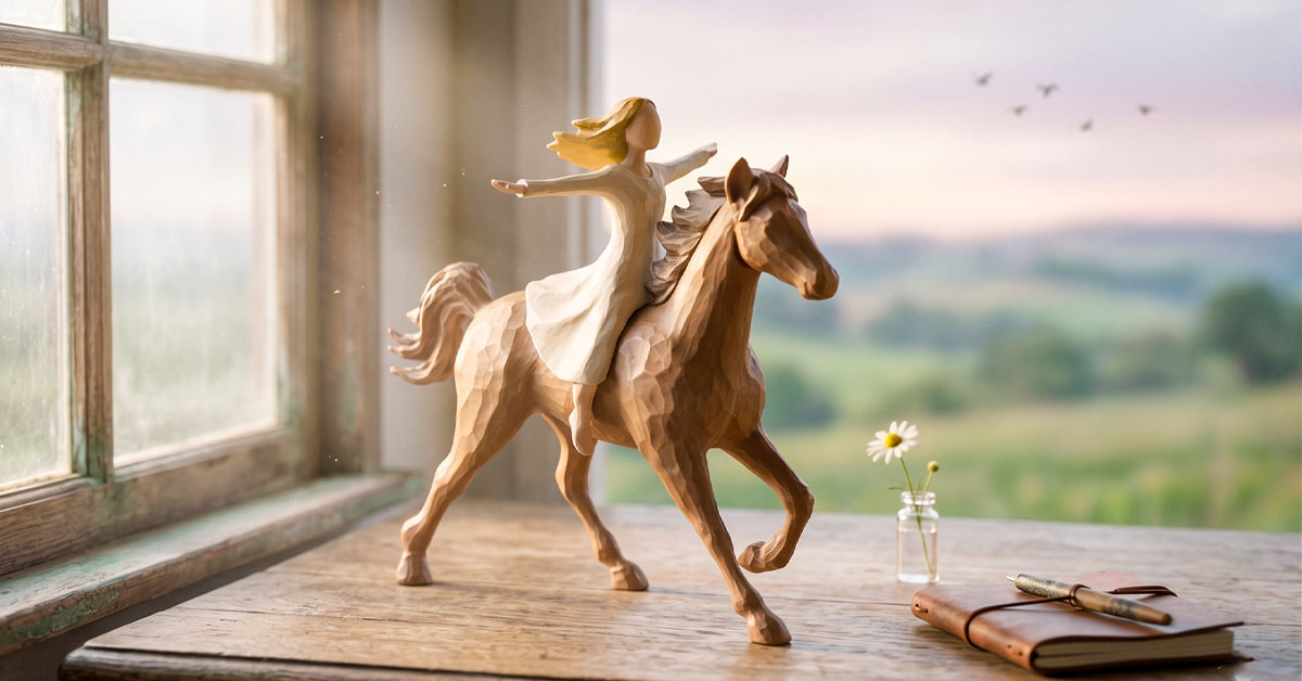 Faceless Design Lets Her See Herself Riding Free