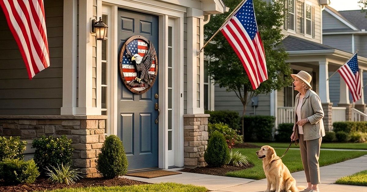 Stand Out Beyond Cookie-Cutter Patriotic Door Decor