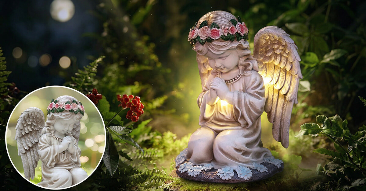Solar-Powered Glow Lights Garden Grace Automatically at Night