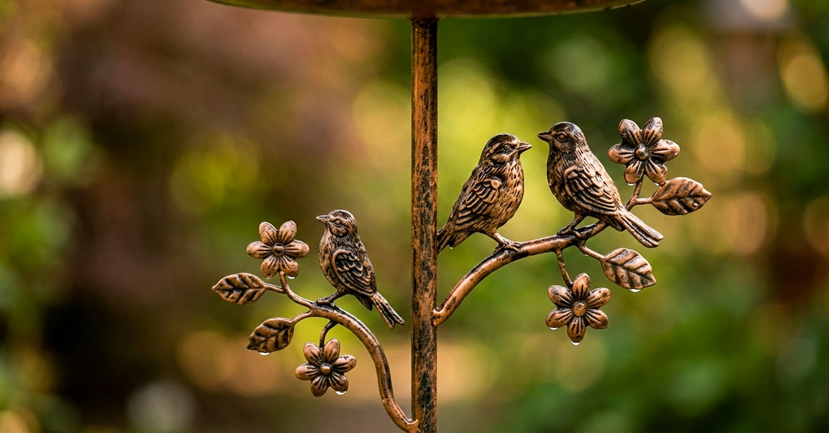 Detailed Bird And Branch Metalwork — Truly Eye-Catching