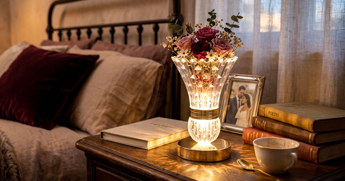 GlowPetals Keeps Her Blooms Glowing Indefinitely