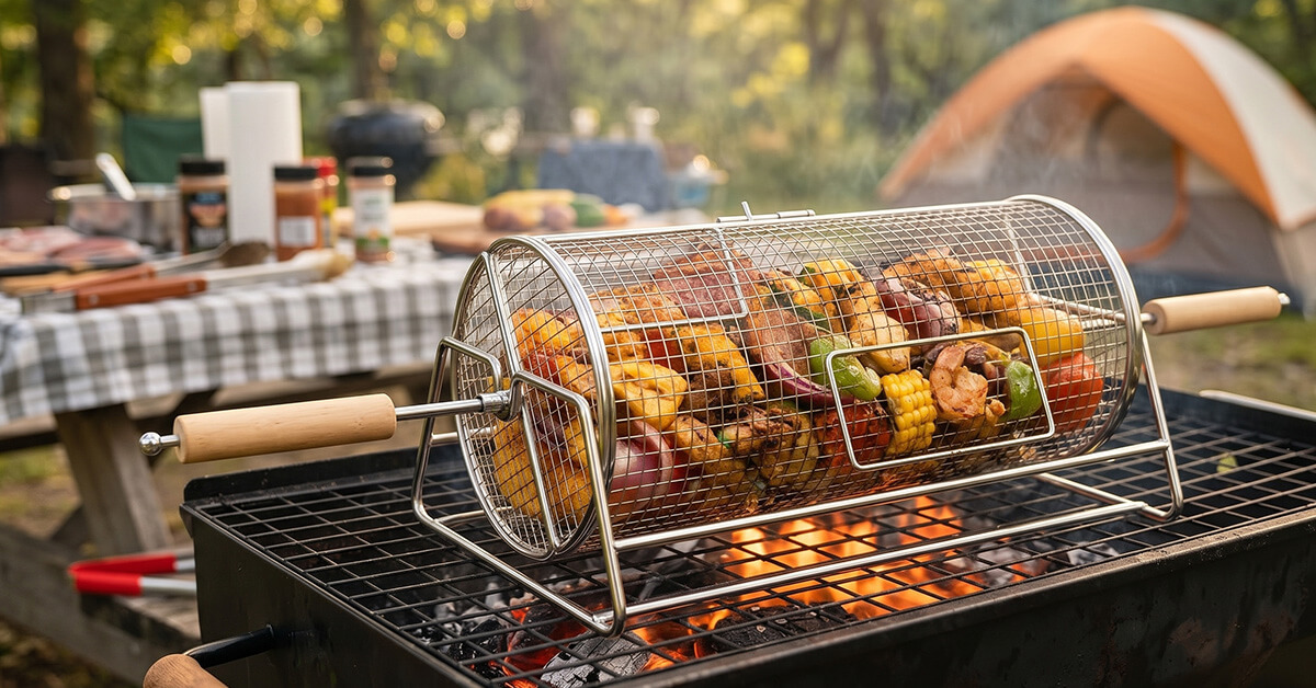 Compact Enough for Camping, Picnics, and Backyard Grilling