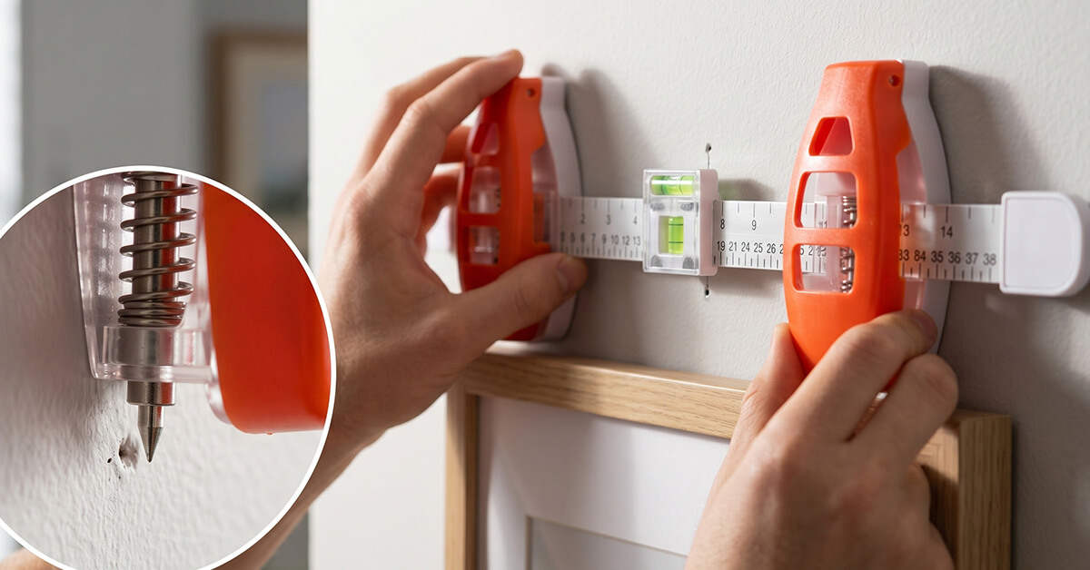 Spring-Loaded Nail Markers Punch Precise Pilot Holes