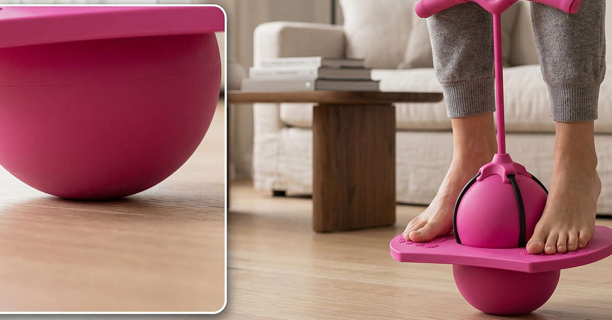 Quieter and Safer Than Trampolines or Pogo Sticks