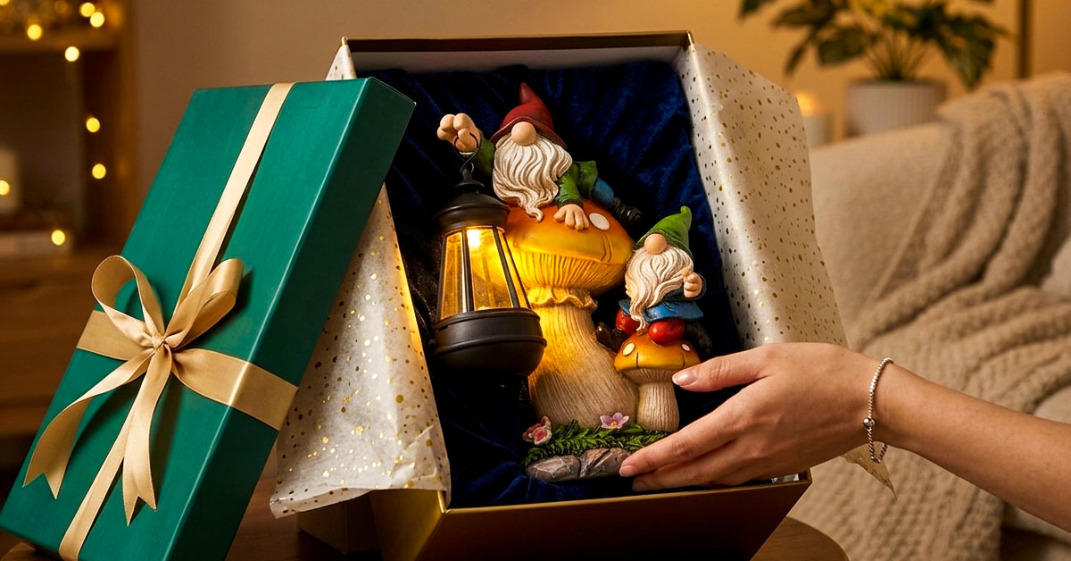 Perfect Housewarming or Gardening Gift for Gnome Lovers