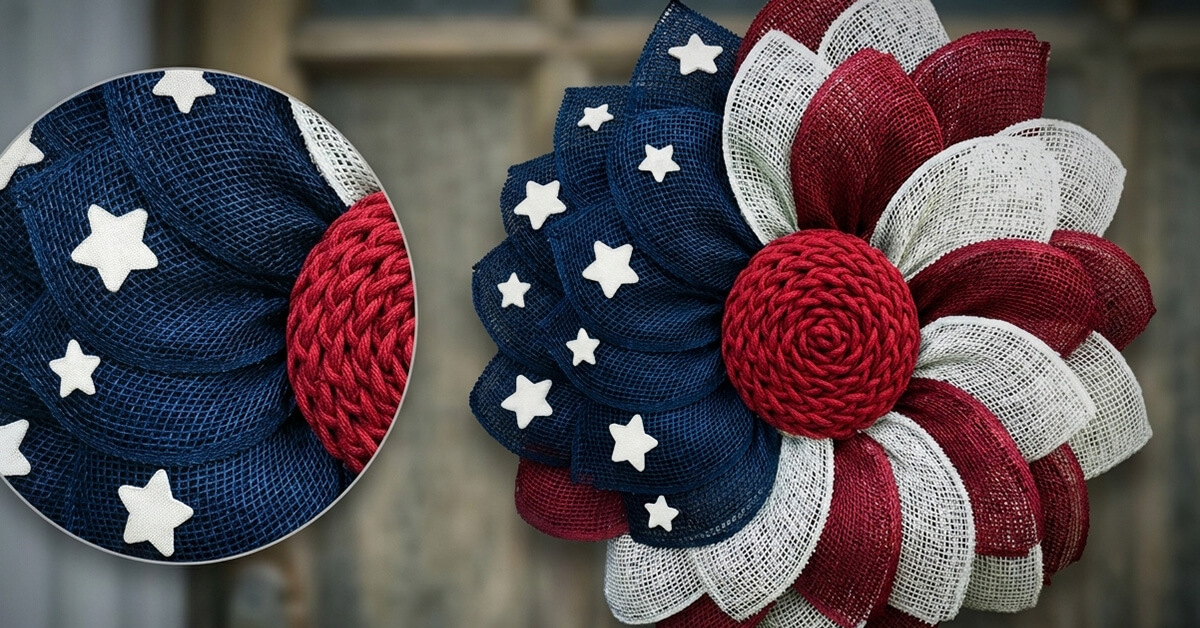 Honors Military Service with Elegant Patriotic Design