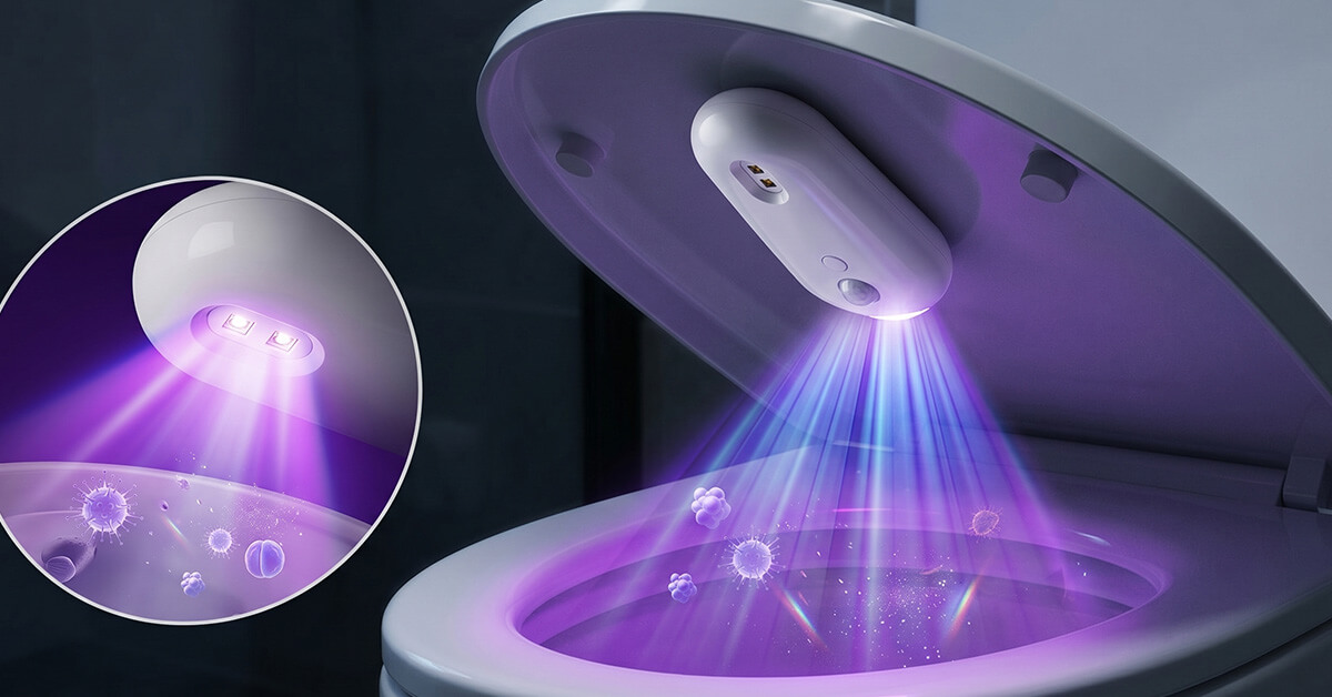 Kills germs and bacteria hands-free, effortlessly