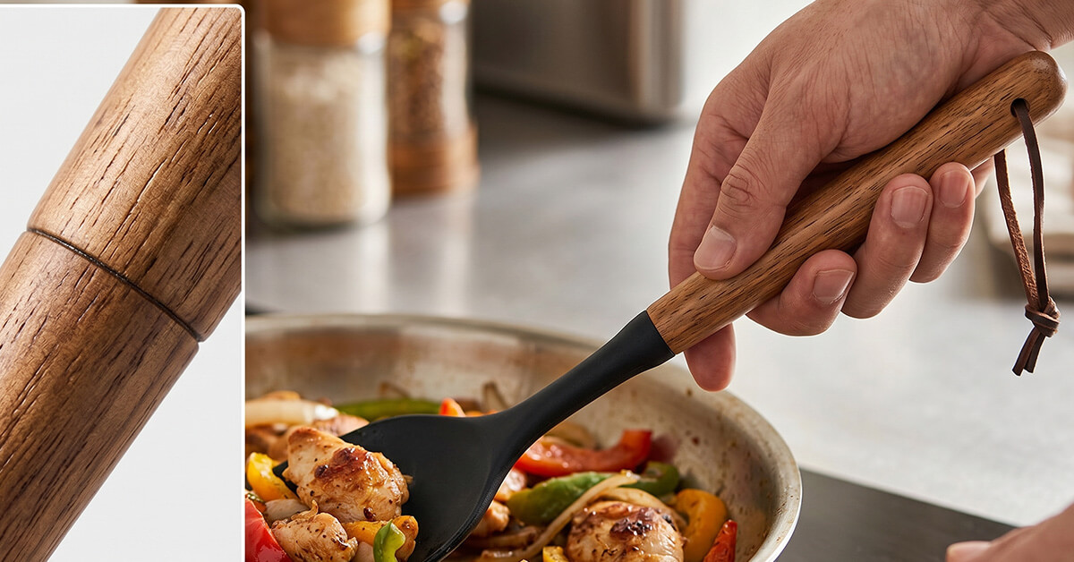 Comfortable Wooden Handles Ensure Secure Grip