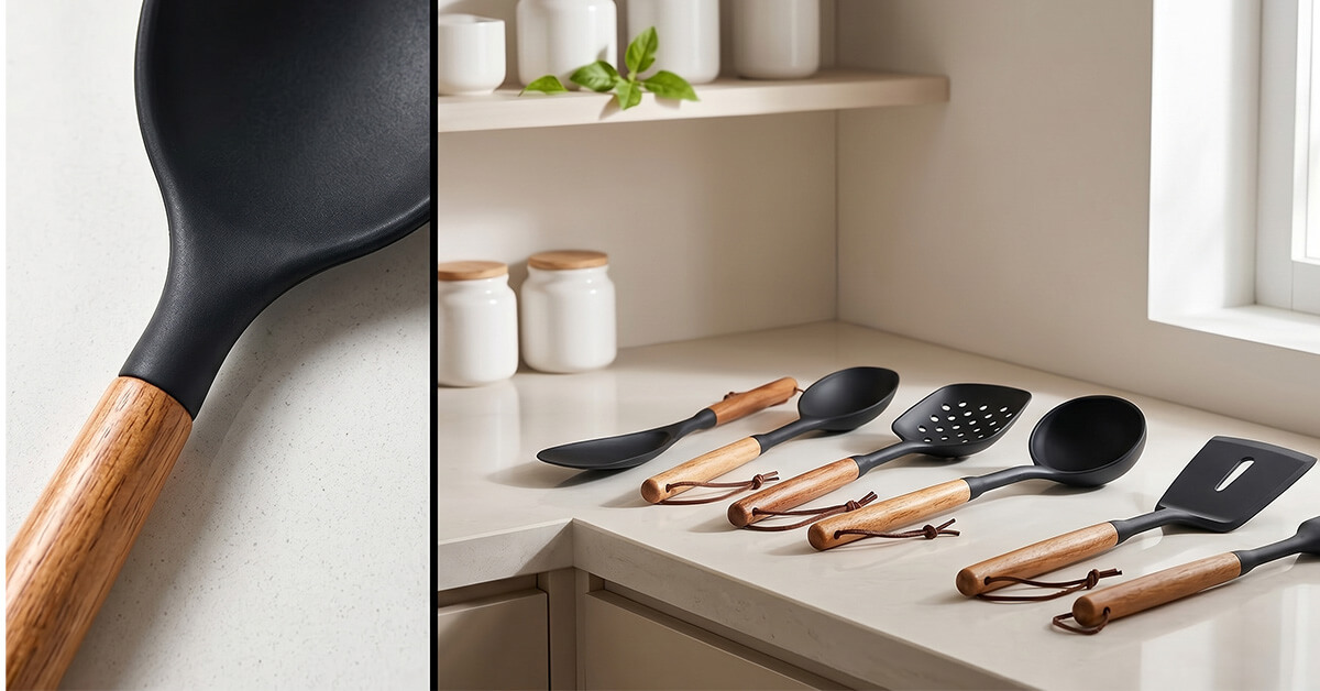 Stylish Black Finish Elevates Kitchen Aesthetics