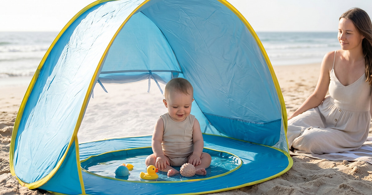 Keeps babies cool, calm, and happily entertained