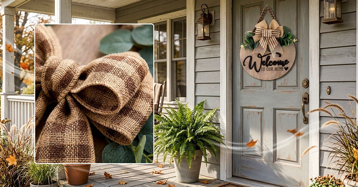 Buffalo Plaid Bow Stays Polished Through Wind and Weather