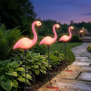 Sunset Flamingo