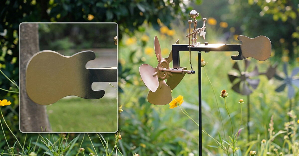Guitar-Shaped Spinner Arrow Stands Out Uniquely