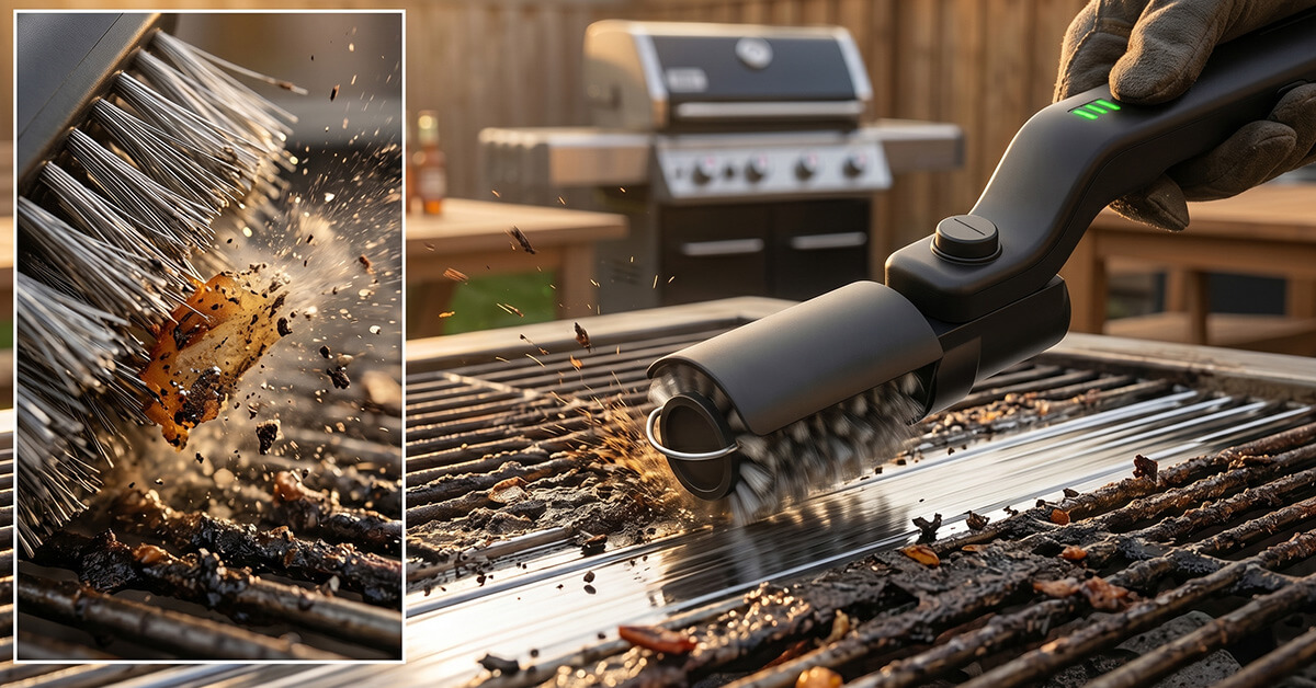 Eliminates Baked-On Grime In Seconds, Effortlessly