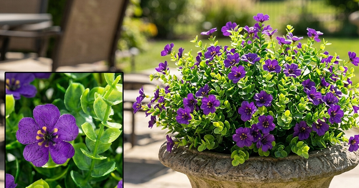 UV Resistant — Stays Vibrant Outdoors All Year
