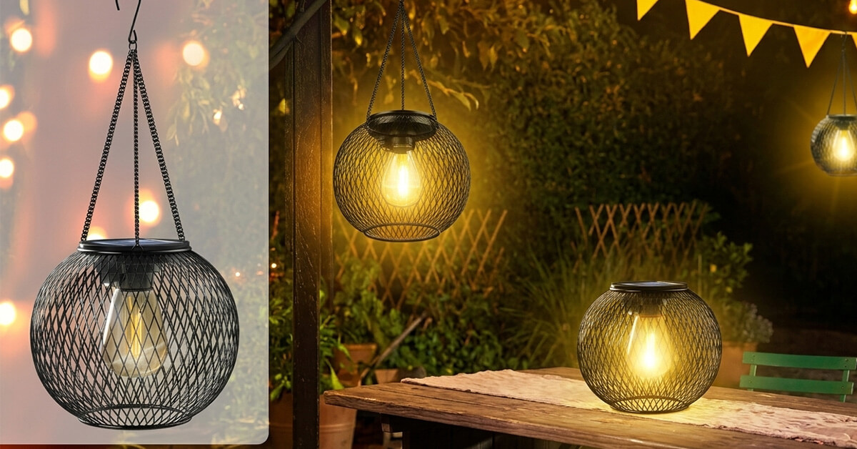 Elegant Mesh Design Adds Retro Garden Charm