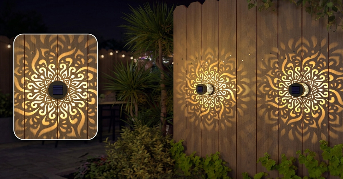 Projects Stunning Lotus Mandala Patterns After Dark