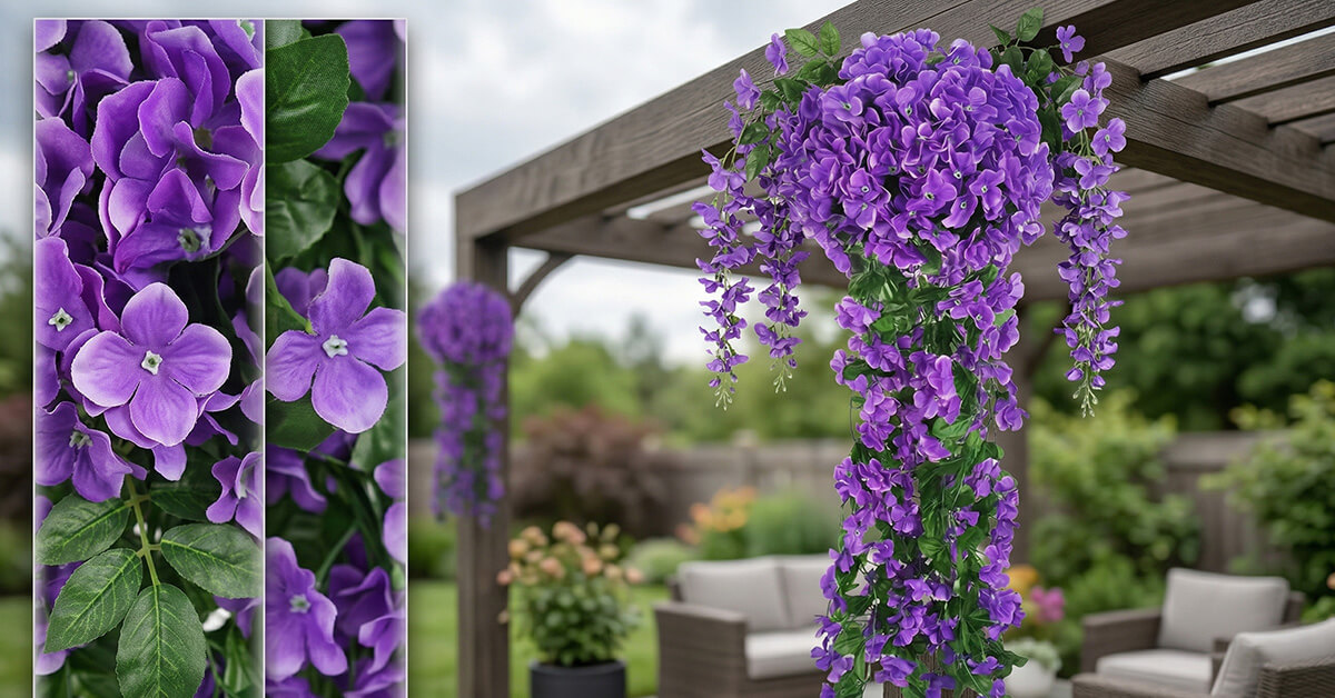 Realistic WisteriaFalls Blooms Fool Even the Closest Eye