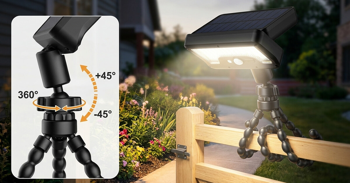360° Rotation Lets You Aim Light Precisely