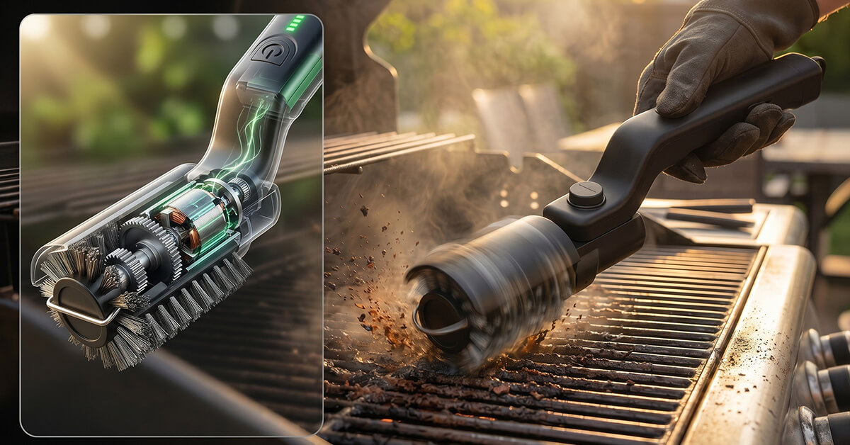High-Torque Motor Does All The Heavy Scrubbing