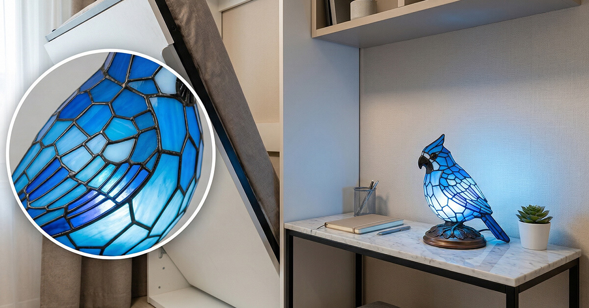 Compact Resin Bird Fits Any Small Space