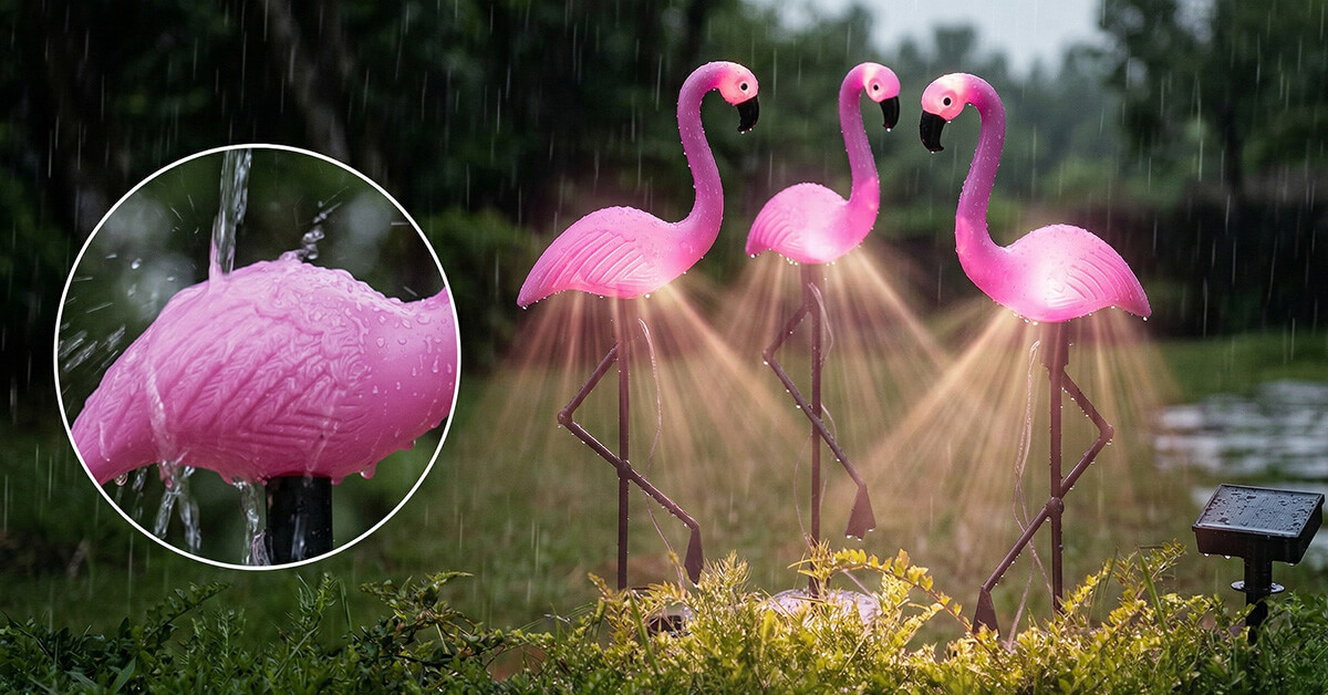 Waterproof Design Withstands Rain and Outdoor Elements