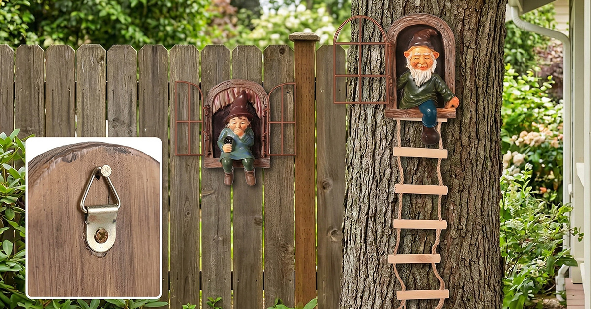 Hangs Easily on Trees, Fences, or Walls