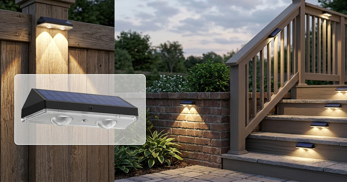 Compact Design Fits Fences, Steps, Walls, and Railings