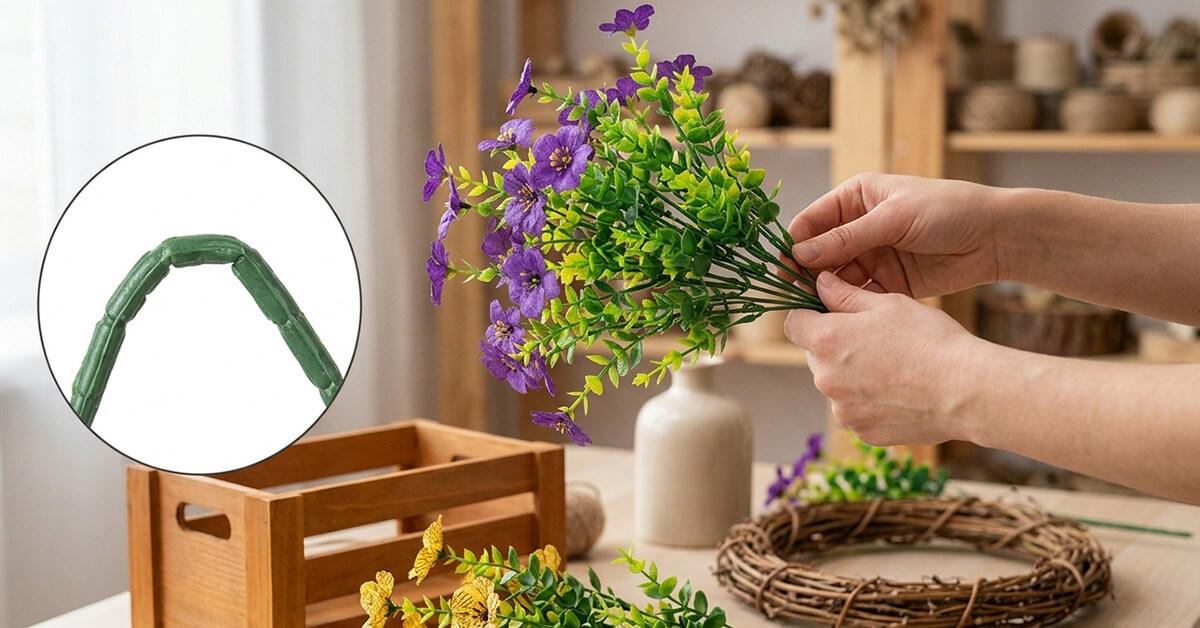 Flexible Stems Bend for Custom Arrangements Easily