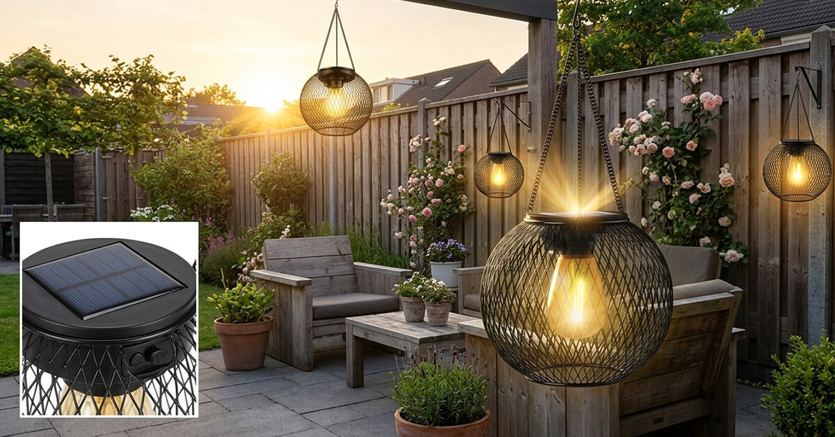IronGlow Powers Your Patio — No Wiring Needed