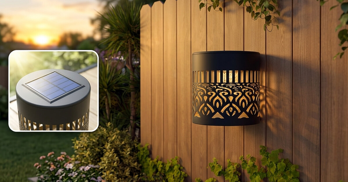 Solar-Powered — Zero Wiring, Zero Electricity Costs