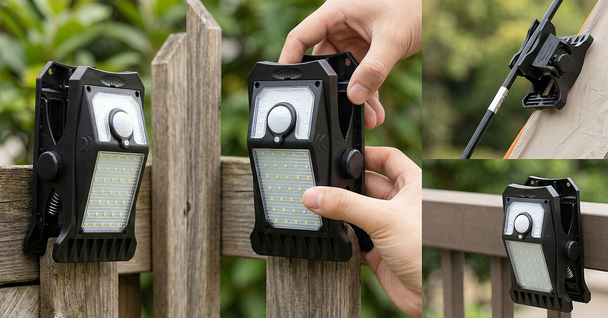 Clip-On Design Installs Anywhere — No Tools Needed