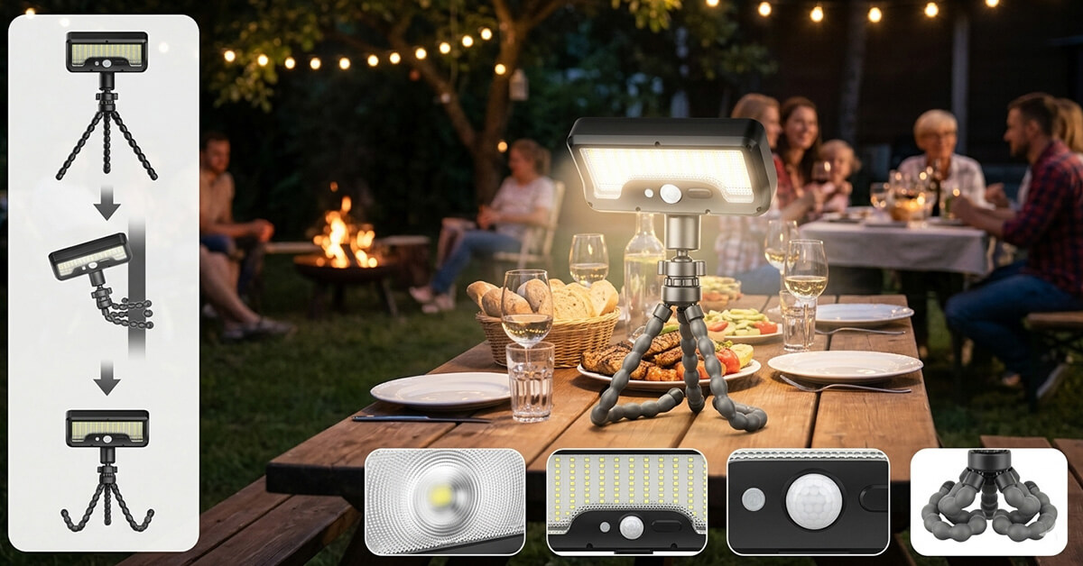 AnyMount Transforms Into a Portable Solar Table Lamp